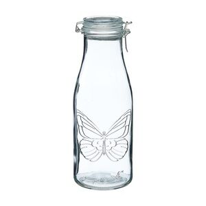 Dolly Parton Butterfly Glass Bottle with Clip Top
